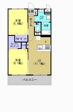 Ｙ＆Ｍアルシオーネ（西川田本町3丁目の物件間取画像